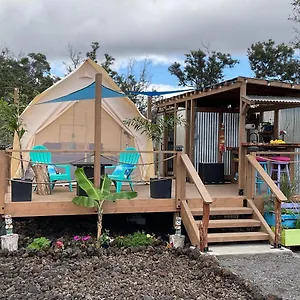 Tiki Cabana Luxury tent Hawaiian Ocean View